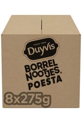 Duyvis borrelnootjes poesta (8x 275gr)