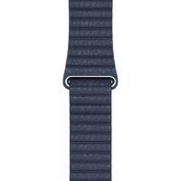 Apple Leather Loop Apple Watch medium 42mm / 44mm / 45mm / 49mm Diver Blue - thumbnail