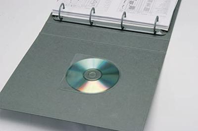 Q-CONNECT CD hoes zelfklevend met tab PP 10 stuks