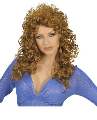 Krulpruik beauty bruin