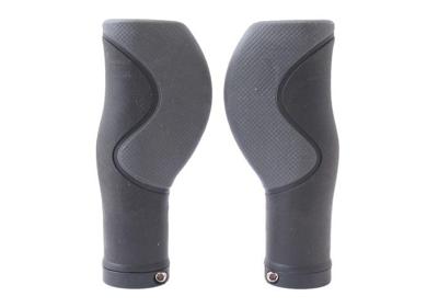 Handvatset Ergo 3-componenten Zwart 128/128mm - 2-kanten geopend