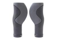 Handvatset Ergo 3-componenten Zwart 128/128mm - 2-kanten geopend - thumbnail