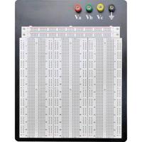 TRU COMPONENTS 0165-40-1-32032 Breadboard Totaal aantal polen 2700 (l x b x h) 186.2 x 171.6 x 8.4 mm 1 stuk(s) - thumbnail