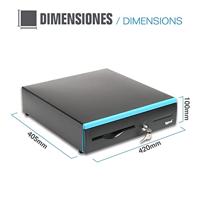 Kassa lade iggual IRON-30B Zwart Zwart/Blauw - thumbnail