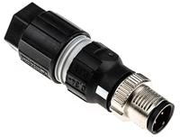 Phoenix Contact 1521591 Sensor/actuator connector, niet geassembleerd M12 Aantal polen (sensoren): 4 Stekker, recht 1 stuk(s) - thumbnail
