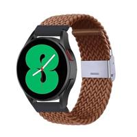 By Qubix - Braided nylon bandje - Bruin - Compatible met Xiaomi Mi Watch/Compatible met Xiaomi Watch 2 / Compatible met Xiaomi Watch S1 / S2 / S3 / S4 - Compatible Xiaomi bandje - thumbnail
