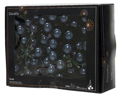 Kerstballen glas d8 cm a3 II Decoris - Decoris