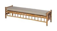Bamboo Tennis Bench Taupe tuinmeubel Exotan - Exotan - thumbnail