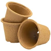 Nature kweek biopotten 10.5 cm 3 stuks - thumbnail