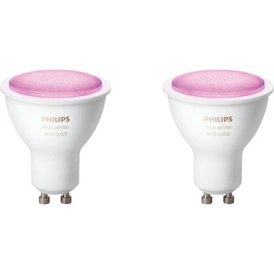 Philips Hue LED Spot GU10 Duo Pack - White & Color Ambiance Bluetooth