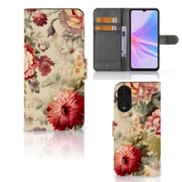 Hoesje voor OPPO A78 5G | A58 5G Bloemen - thumbnail