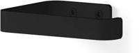 Looox Roll Curved Wall Closetrolhouder Matt Black - thumbnail