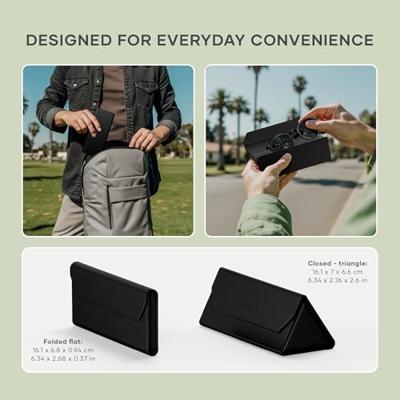 Satechi FindAll vegan-lederen brillenkoker met FindMy - Black Satechi FindAll vegan-lederen brillenkoker met FindMy - Black