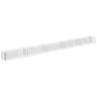 VidaXL Gabion plantenbak verhoogd 450x30x30 cm gegalvaniseerd staal - thumbnail