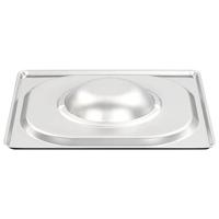 VidaXL Deksels 8 st voor gn 1/6 schalen roestvrij staal - thumbnail