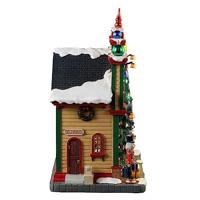 Lemax carolers cafe verlicht kersthuisje Caddington Village 2023 - thumbnail
