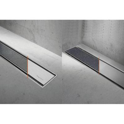 Easy Drain Compact TAF afvoergoot enkele plaat 50cm 30mm met Zero design rooster RVS edcomtaf500-30