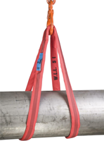 rondstrop 5T WL=2mtr rood - thumbnail