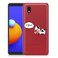 Samsung Galaxy A01 Core Telefoonhoesje met Naam Cow - thumbnail