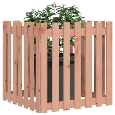 Plantenbak met hekontwerp 70x70x70 cm massief douglashout Plantenbak met hekontwerp 70x70x70 cm massief douglashout
