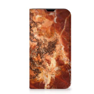 iPhone 13 Mini | Standcase | Marmer Bruin