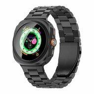 Titanium schakelband - Zwart - Samsung Galaxy Watch 8 Classic - 46mm - thumbnail