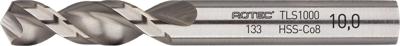 Rotec HSS-Co8 Spiraalboor DIN 1897 TLS1000 1,3 mm - 1330130