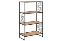 Planken Home ESPRIT Zwart Metaal Vezel 50 x 25 x 88 cm - thumbnail