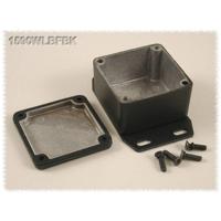 Hammond Electronics 1590WLBFBK Universele behuizing 50.5 x 50.5 x 31 Aluminium Zwart 1 stuk(s) - thumbnail