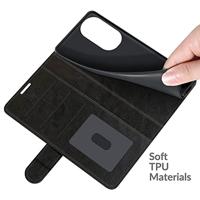 Casecentive Magnetische Leren Wallet case Huawei P50 zwart - thumbnail