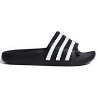 adidas Adilette Aqua Slippers Kids Zwart Wit - thumbnail