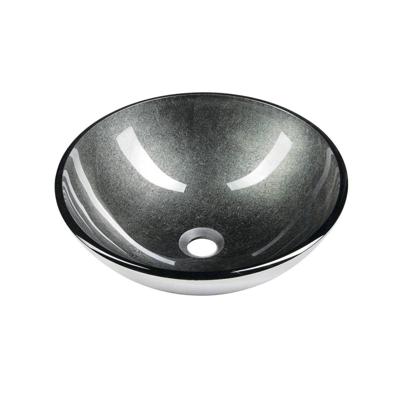 Waskom Sapho Beauty Rond 42 cm cm Metallic Donker Grijs Sapho Waskom Sapho Beauty Rond 42 cm cm Metallic Donker Grijs Sapho