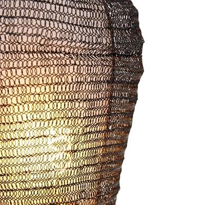 QAZQA Oosterse wandlamp zwart 45 cm - Nidum