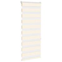 VidaXL Zebra blind 60x150 cm stofbreedte 55,9 cm polyester marmerbeige - thumbnail