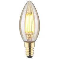 LightMe LM85052 LED-lamp E14 Kaars 4.5 W Barnsteen (Ø x l) 35 mm x 97 mm 1 stuk(s) - thumbnail