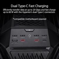 Asus Asus Geh ROG HYPERION GR701 BTF EDITION Full Tower Tower-behuizing, Gaming-behuizing, PC-behuizing Zwart, Transparant Zijvenster, Met ventilatiesleuven, - thumbnail