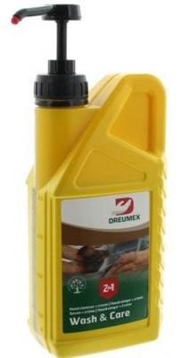 Dr Eumex wash care haneiniger handzeep 1 liter met pomp