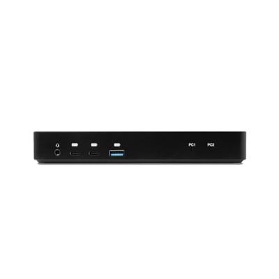 CLUB3D DisplayPort/HDMI KVM Switch/Dock 4K60Hz For USB Type-C inputs