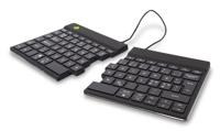 R-GO Tools Split Break Toetsenbord Bluetooth QWERTY, Nordic Zwart Ergonomisch - thumbnail