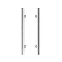 Intersteel Deurgrepen set 500x65mm T-vorm geborsteld RVS - thumbnail