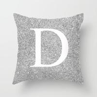 Letters kussensloop 45 * 45cm katoen linnen gooien kussensloop decoratieve kussenslopen (D) - thumbnail