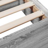 Bedframe met lades bewerkt hout grijs sonoma eiken 75x190 cm - thumbnail
