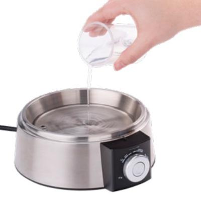 Cloer 6070 Eierkoker voor 7 Eieren 15x21x18 cm 435W Zwart/Zilver RVS