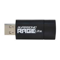 Flashdrive PATRIOT Rage Lite 512GB 120 MB/S USB 3.2 intrekbaar Zwart (PEF512GRLB32U) - thumbnail