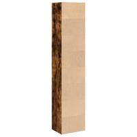 Boekenkast 40x30x189 cm bewerkt hout gerookt eikenkleurig - thumbnail