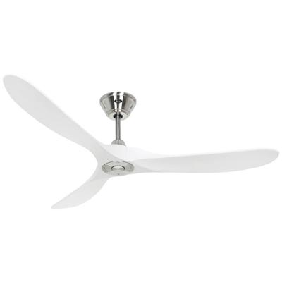 CasaFan ECO GENUINO 152 BN-MW Plafondventilator 16.6 W (Ø x h) 1520 mm x 285 mm Chroom Met afstandsbediening, Met wintermodus