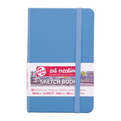 Schetsboek talens art creation 90x140mm lichtblauw