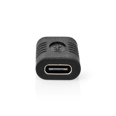 Nedis CCGP64900BK Usb-adapter Usb 3.2 Gen 2 Usb-c™ Female Usb-c™ Female 10 Gbps Vernikkeld Zwart Polybag Nedis CCGP64900BK Usb-adapter Usb 3.2 Gen 2 Usb-c™ Female Usb-c™ Female 10 Gbps Vernikkeld Zwart Polybag