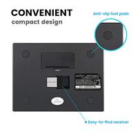 Perixx PERIPAD-704 Touchpad Radiografisch Zwart - thumbnail