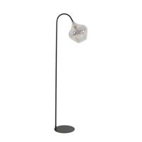 Light & Living Vloerlamp 'Rakel' 160cm, kleur Mat Zwart / Smoke - thumbnail